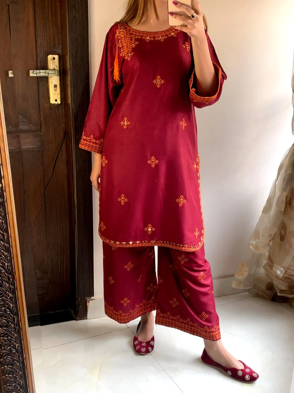 BALOCHI EMBROIDERY 2PCS - Image 22