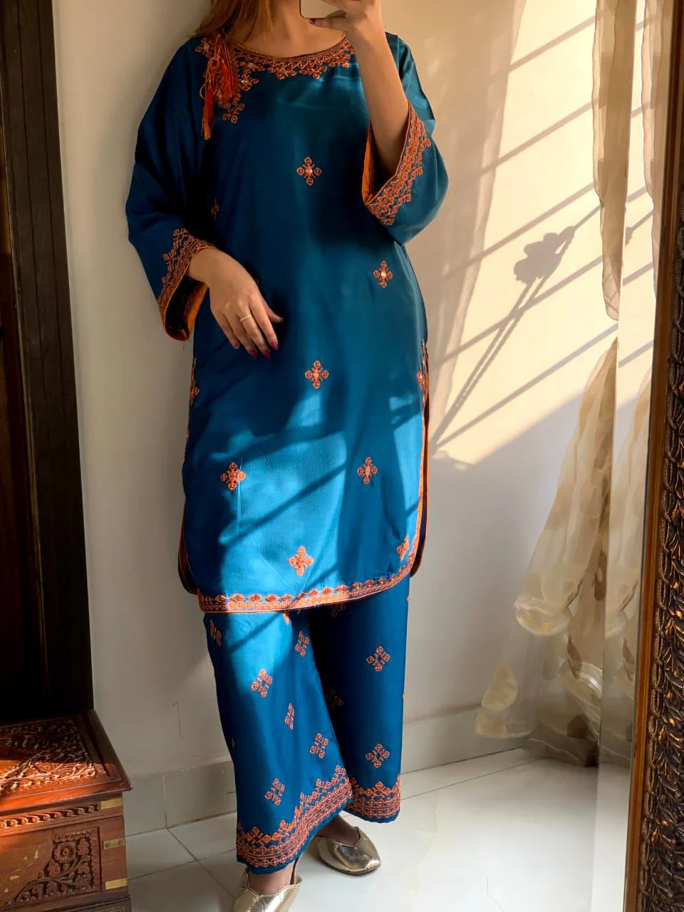 BALOCHI EMBROIDERY 2PCS - Image 9