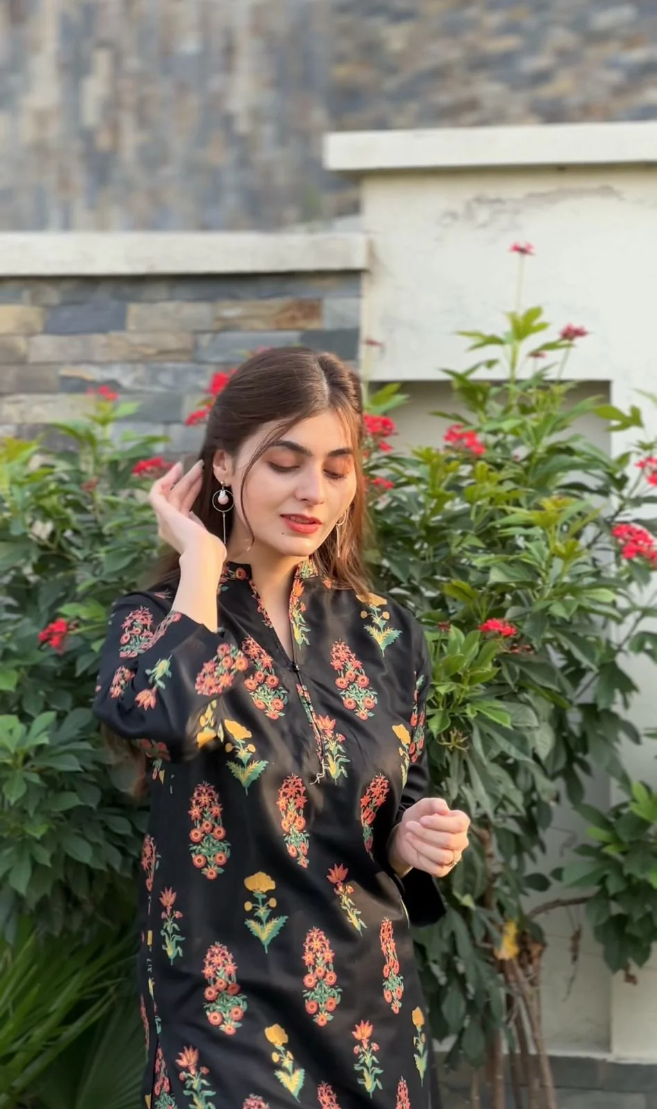 FLORA FLOWER PRINT 2PCS STITCHED - Image 7