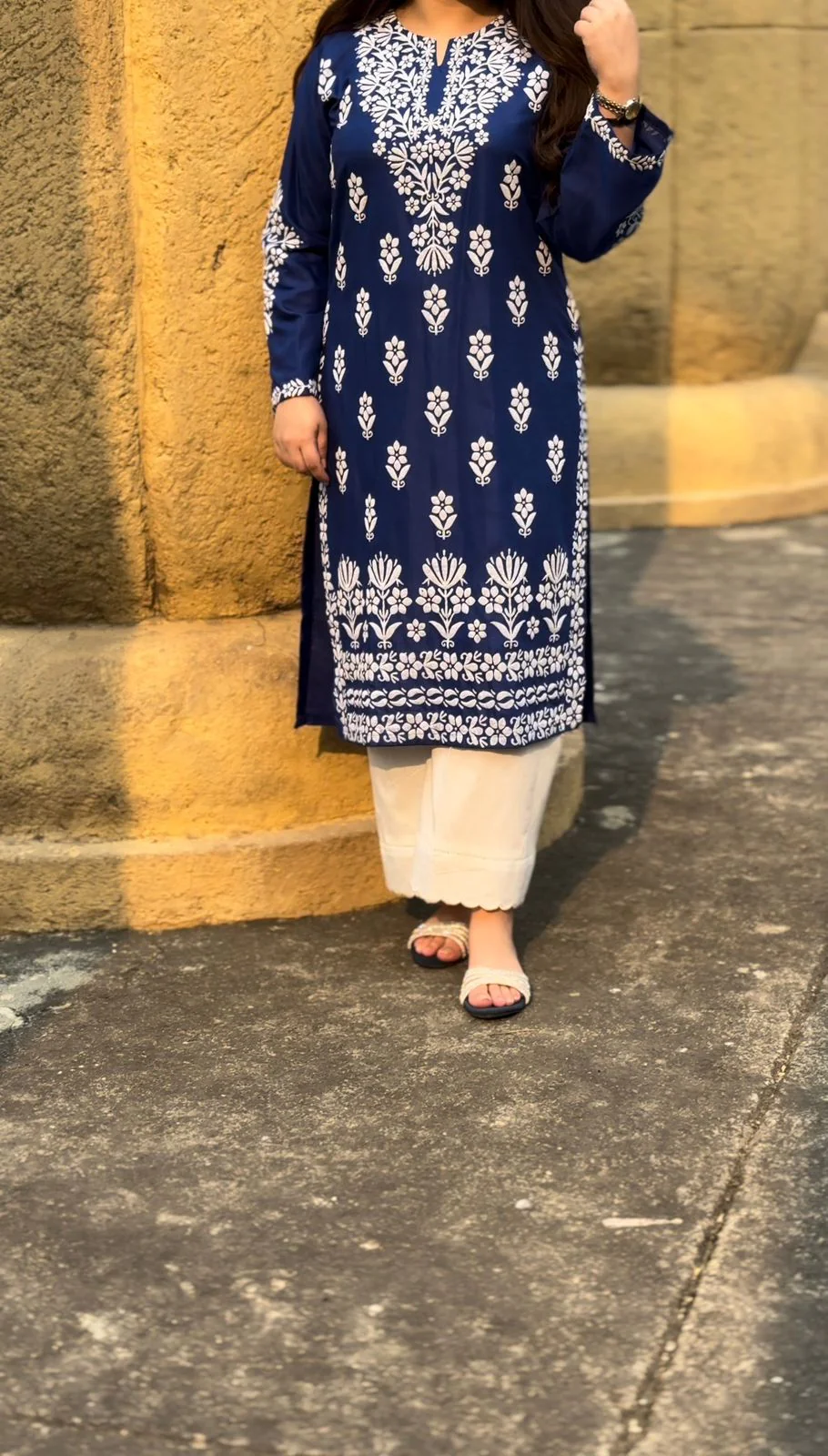 FOXY Embossed Indian Chicken Kari Kurti - Image 10