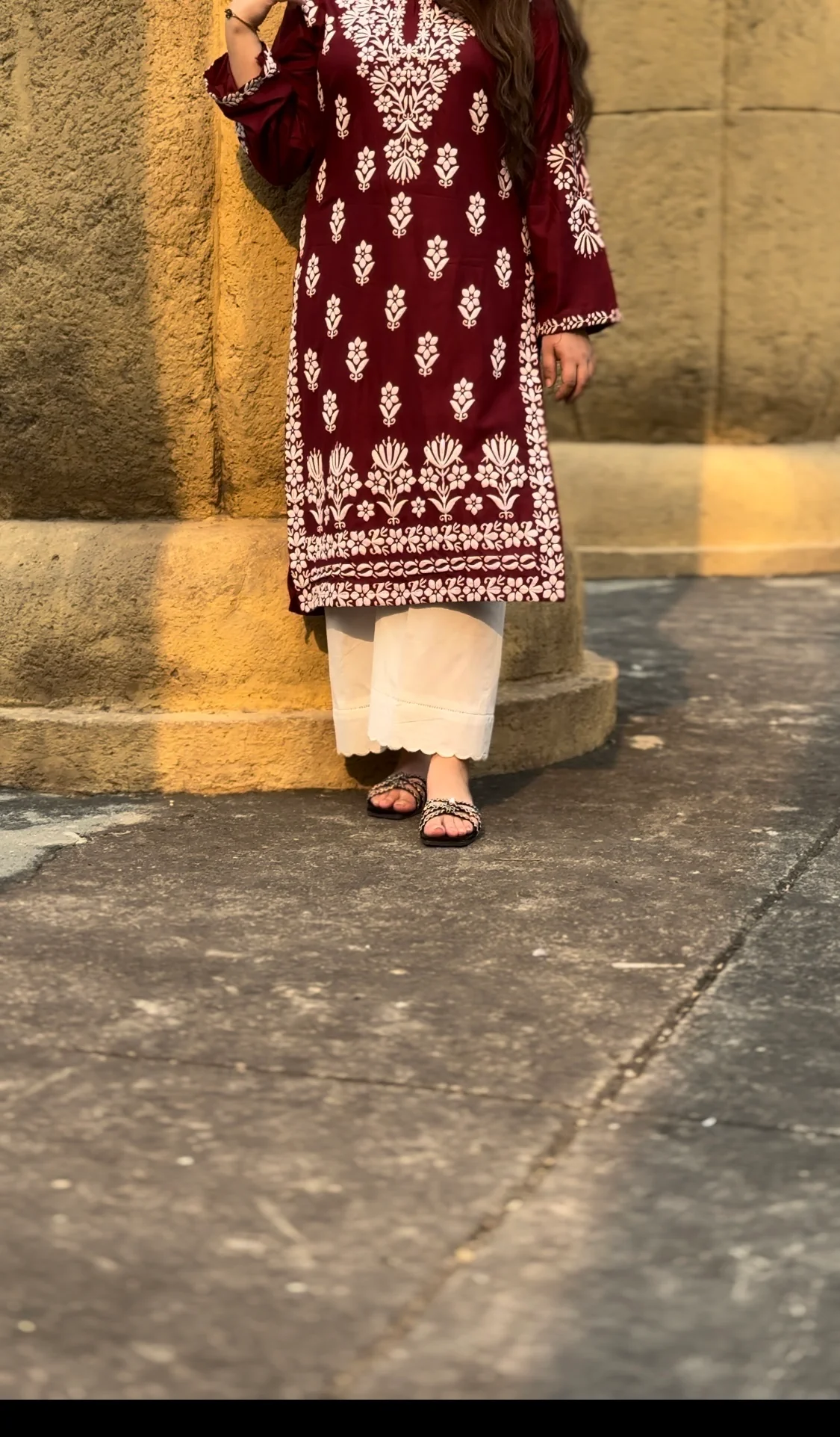 FOXY Embossed Indian Chicken Kari Kurti - Image 6
