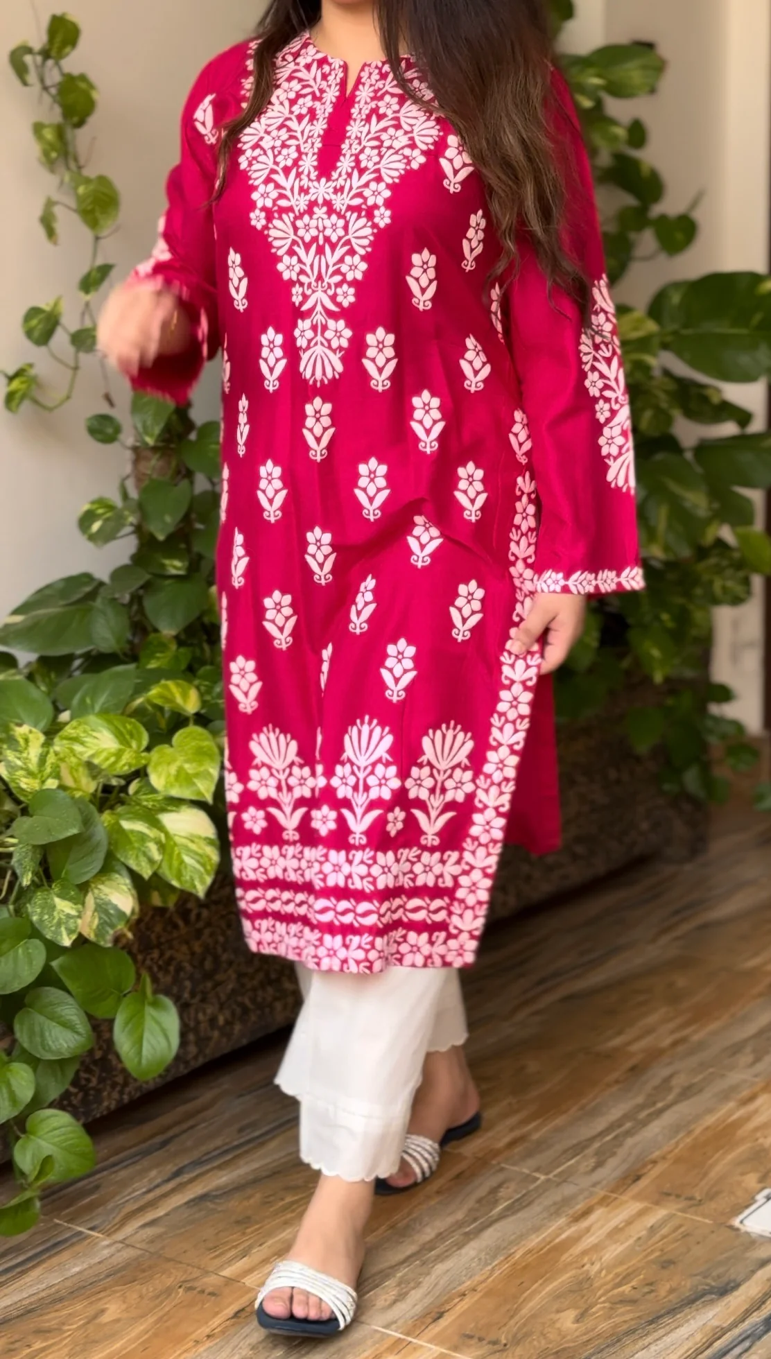 FOXY Embossed Indian Chicken Kari Kurti - Image 8