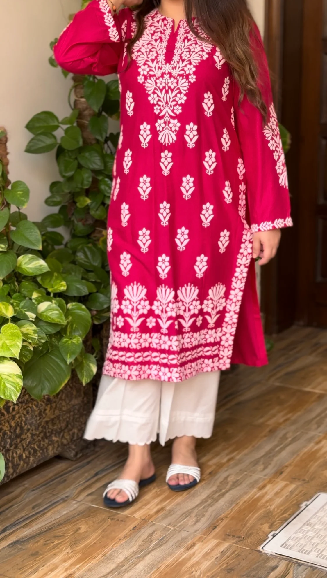 FOXY Embossed Indian Chicken Kari Kurti - Image 9