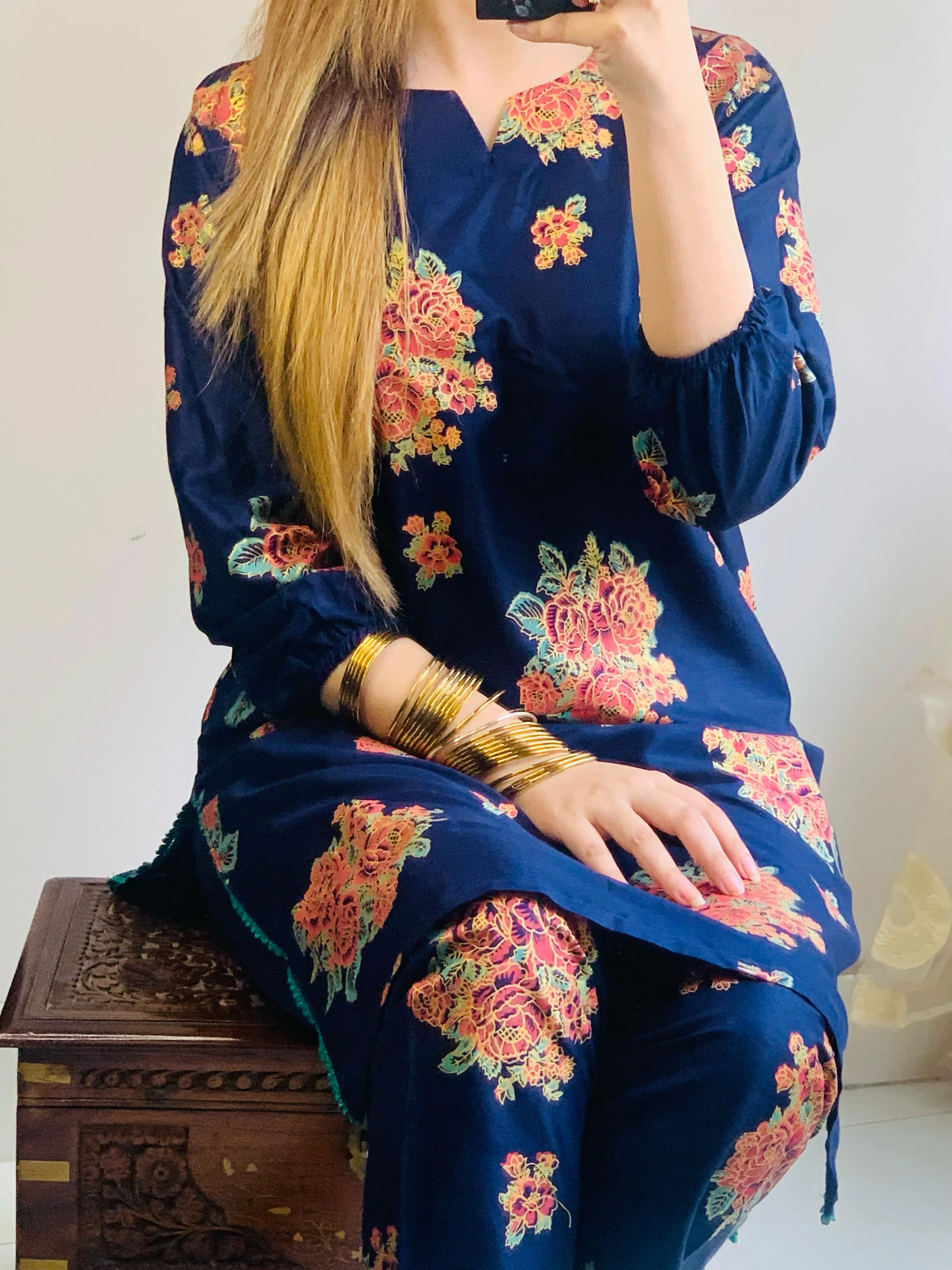 GULABAY-GUL PRINT 2PCS STITCHED - Image 8